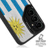 Uraguay Flag Distressed Galaxy S24 FE Kickstand Case